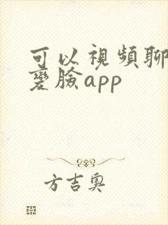 可以视频聊天的变脸app