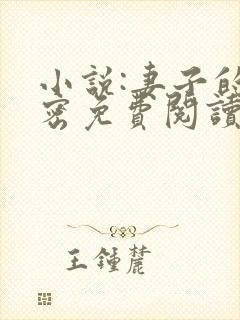 小说:妻子的秘密免费阅读