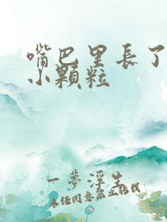 嘴巴里长了很多小颗粒