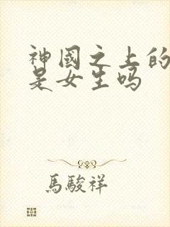 神国之上的作者是女生吗