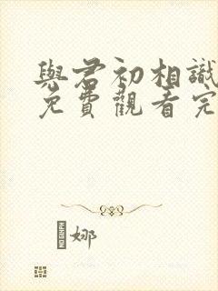 与君初相识短剧免费观看完整版高清