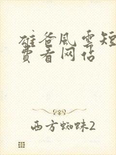 雄爸风云短剧免费看网站