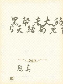 黑帮老大的365天结局免费观看全集第2