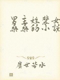 男主姓裴女主叫桑桑的小说