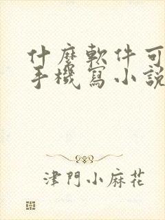 什么软件可以用手机写小说