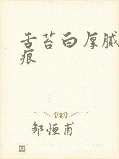 舌苔白厚腻有齿痕