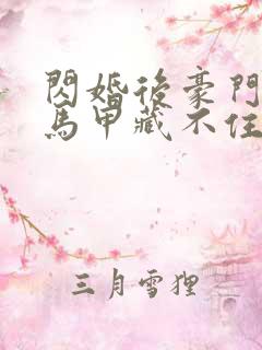 闪婚后豪门老公马甲藏不住2短剧