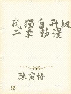 我独自升级 第二季 动漫