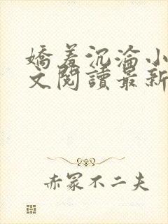 娇羞沉沦小说全文阅读最新章节更新