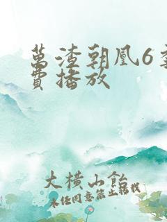 万渣朝凰6季免费播放