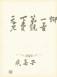 天下第一柳如烟免费观看