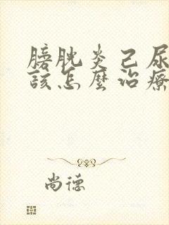 膀胱炎己尿不出该怎么治疗