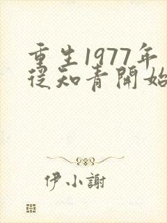 重生1977年从知青开始最新章节