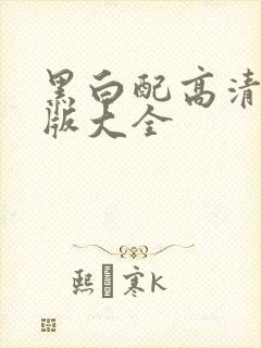 黑白配高清国语版大全