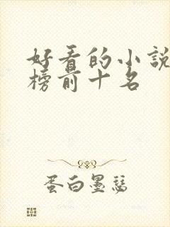 好看的小说排行榜前十名