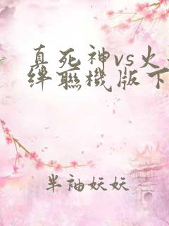 真死神vs火影绊联机版下载