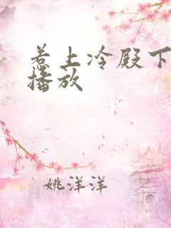 惹上冷殿下在线播放