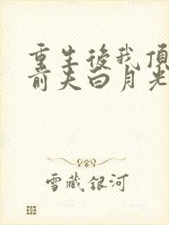 重生后我顶替了前夫白月光在线听电子书