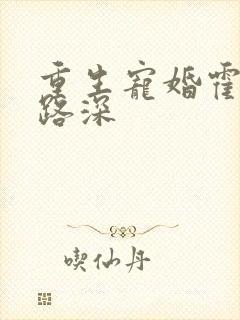 重生宠婚霍少套路深