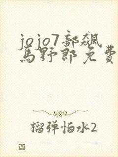 jojo7部飙马野郎免费观看