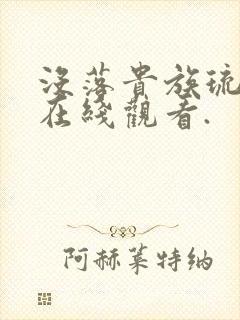 没落贵族琉璃川在线观看.