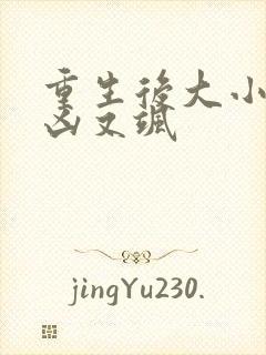 重生后大小姐又凶又飒