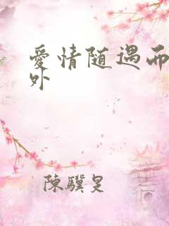 爱情随遇而安番外