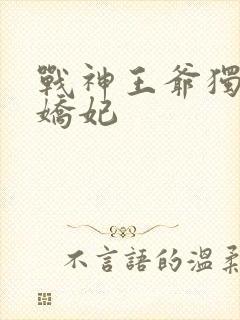 战神王爷独宠小娇妃