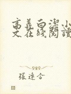 高义白洁小说全文在线阅读