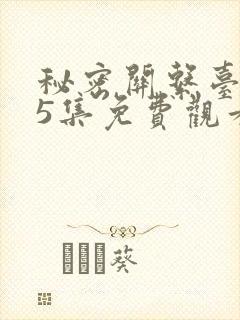 秘密关系台剧第5集免费观看