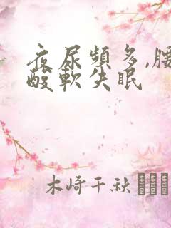 夜尿频多,腰膝酸软失眠