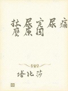 拉尿完尿痛是什么原因