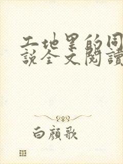 工地里的同志小说全文阅读