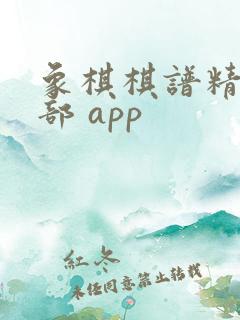 象棋棋谱精选万部 app
