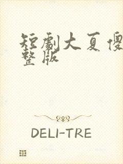 短剧大夏傻神完整版