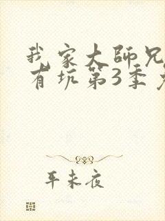 我家大师兄脑子有坑第3季免费观看