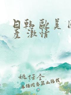 日韩 欧美 国产 激情