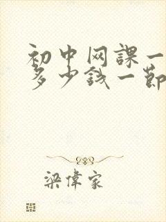 初中网课一对一多少钱一节课