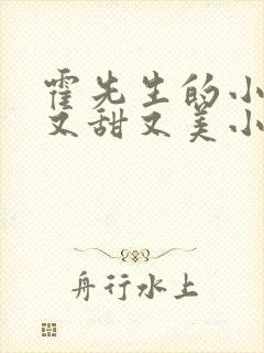 霍先生的小祖宗又甜又美小说