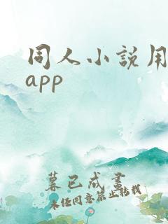 同人小说用什么app