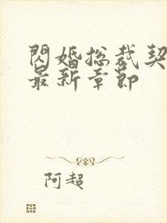 闪婚总裁契约妻最新章节