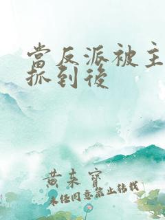 当反派被主角们抓到后