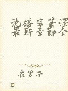 沈榕宁萧泽小说最新章节全文阅读