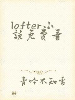 lofter小说免费看
