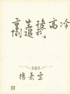 重生后高冷妻子倒追我
