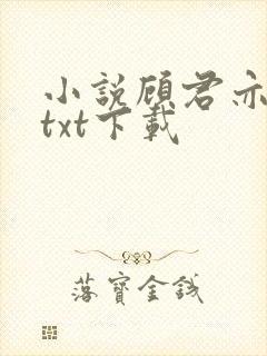 小说顾君亦苏杳txt下载