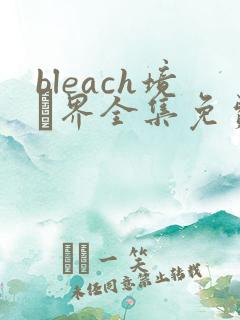 bleach境·界全集免费