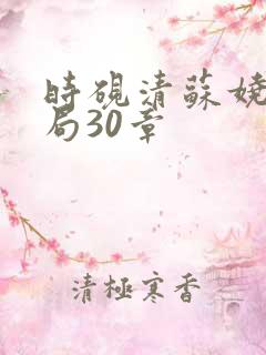 时砚清苏娆大结局30章