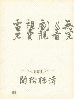 电视剧《无间》免费观看完整版高清