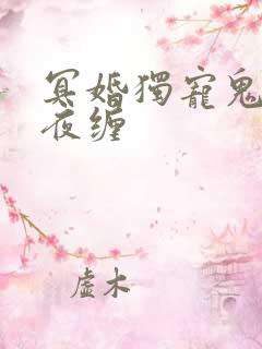 冥婚独宠鬼夫夜夜缠